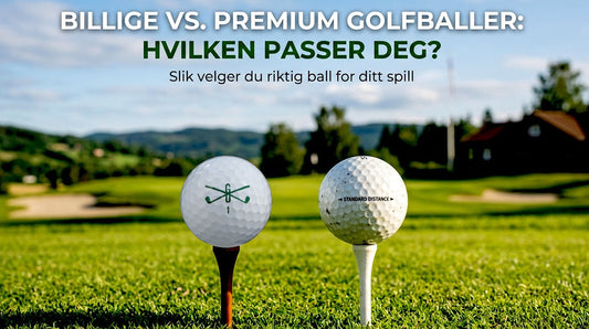 2 Golfballer pegget opp for test