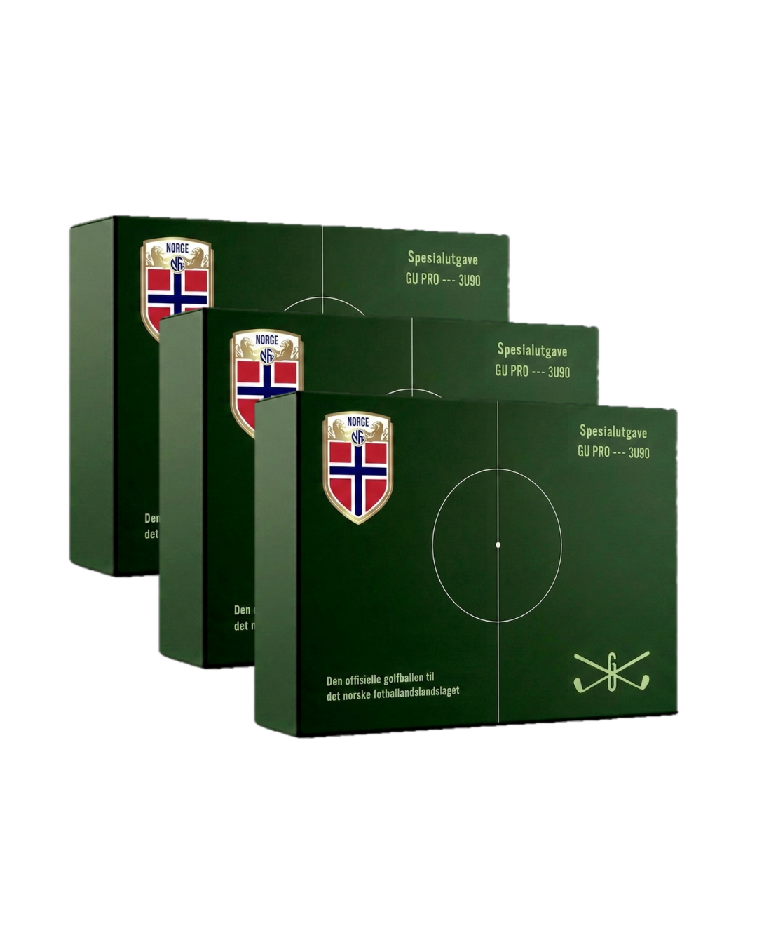 3 for 2 - Landslagsballen - Den offisielle golfballen til Det Norske Fotballandslaget