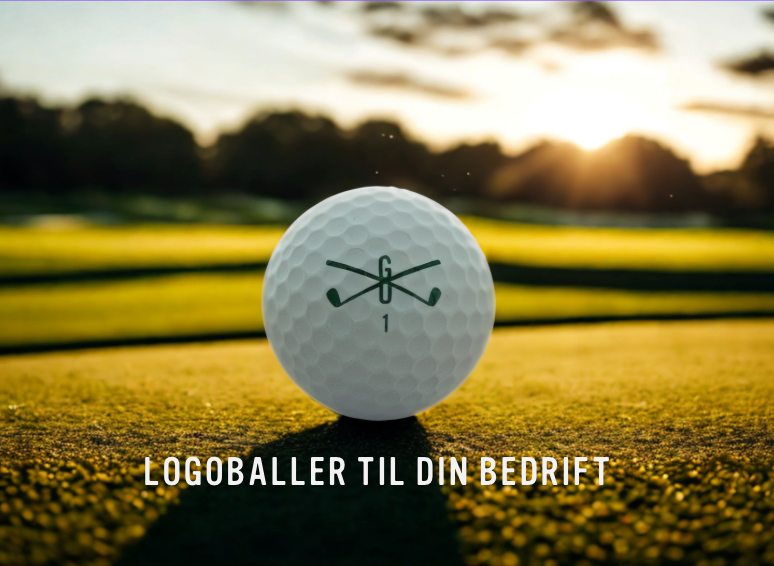 Golfballer med logo til bedrift - GU Pro premium logoball
